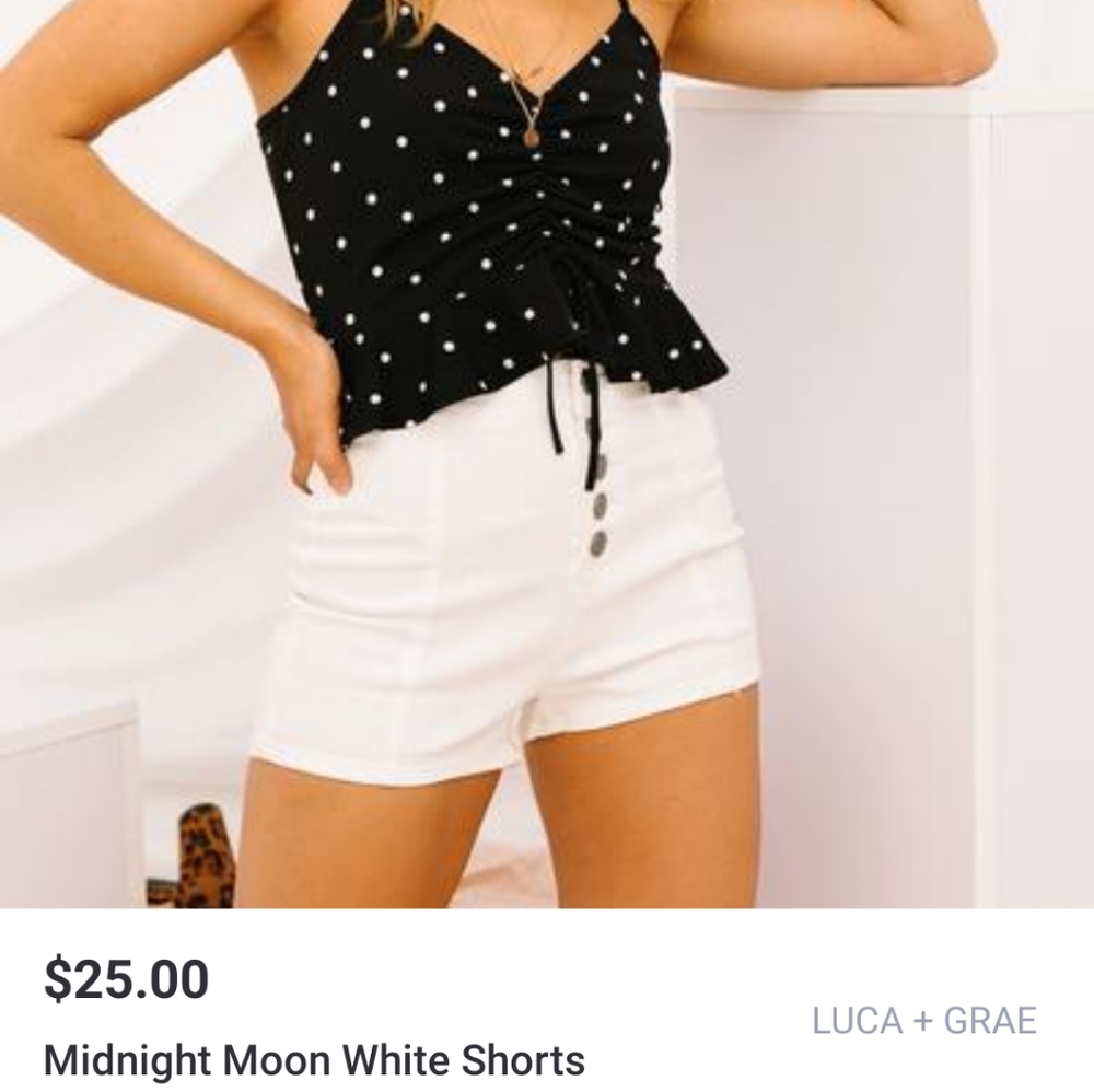Luca & Grae high waist shorts